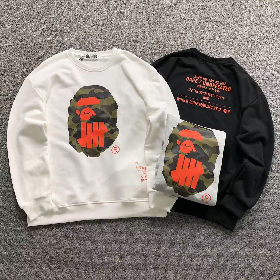 Bape 115 BAPE UNDEFEATED HOODIE 4111150498 (Im 170Cm 60Kg I Wear Size M In The Phot)