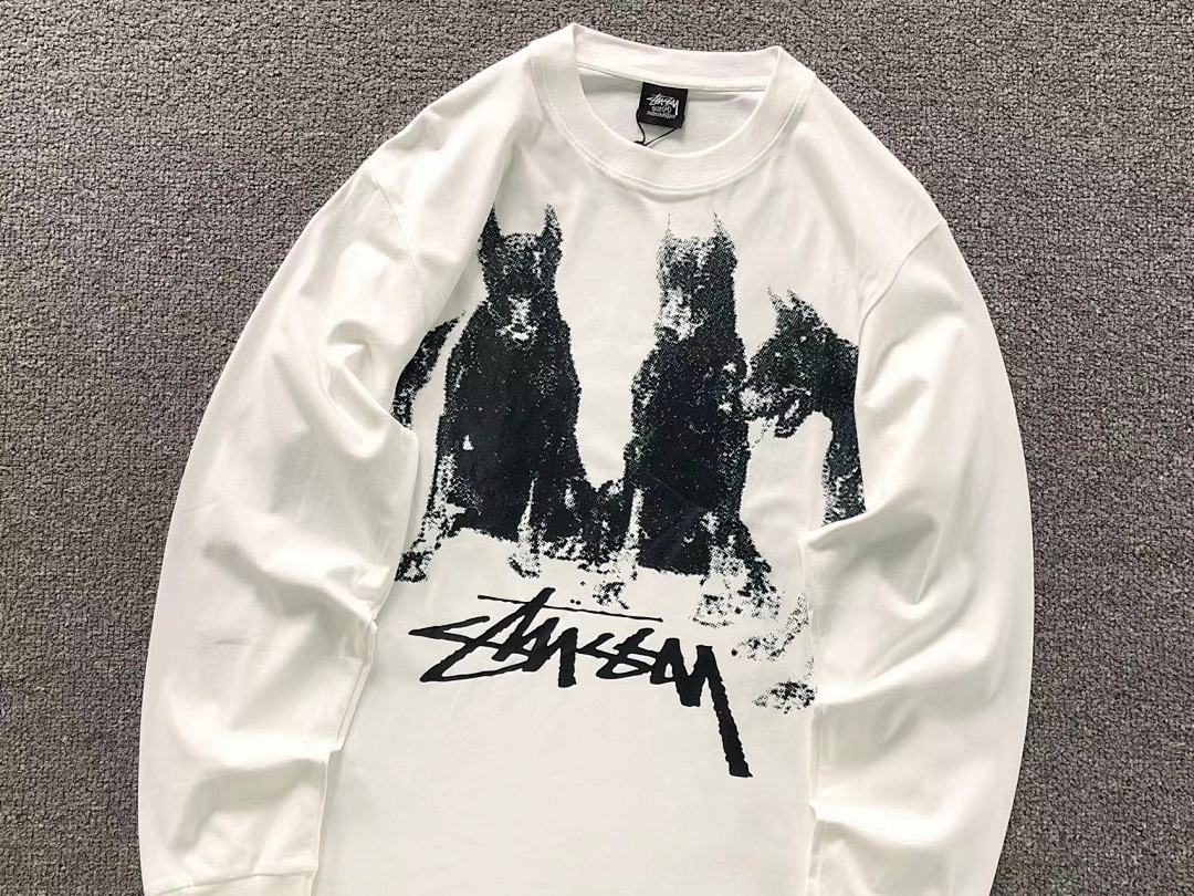 Stussy 158 STUSSY LONG SLEEVEDD 22041326001 (Im 170Cm 60Kg I Wear Size M In The Phot) - Image 8