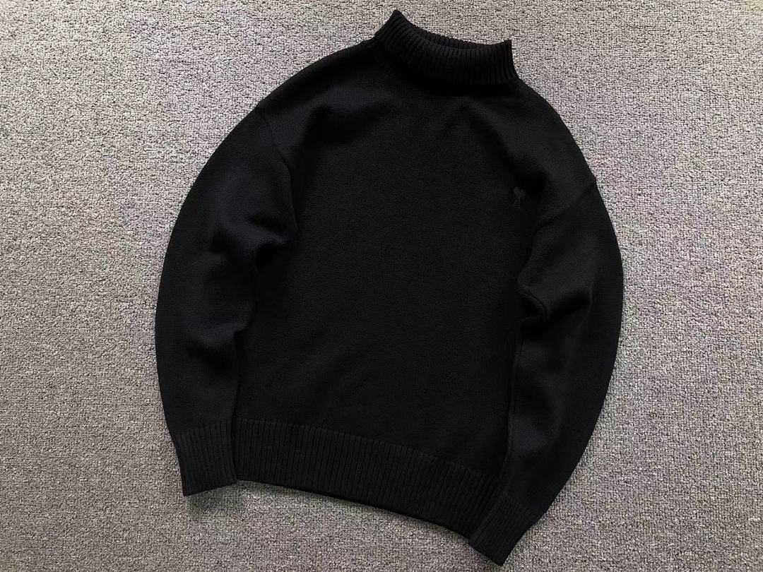 AMI 158 AMI SWEATER 21101105125 (Im 170Cm 60Kg I Wear Size M In The Phot) - Image 9