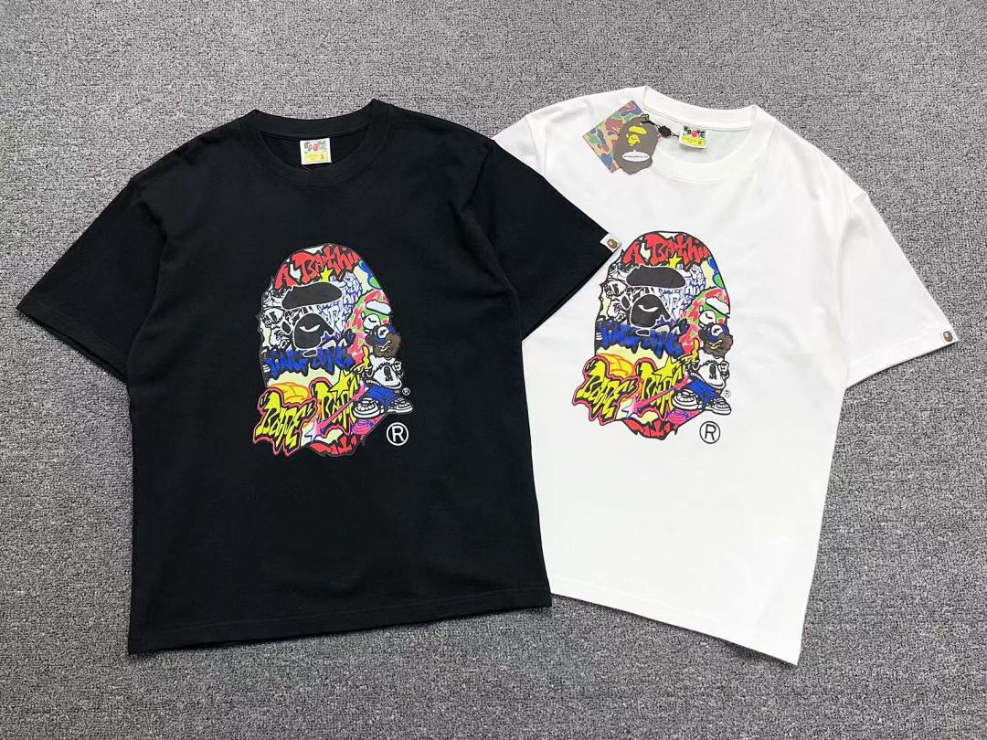 Bape 79 BAPE T-SHIRT 211112042 (Im 170Cm 57Kg I Wear Size M In The Phot) - Image 6