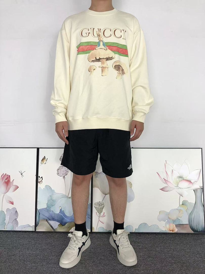 Gucci 115 G⭐C⭐I HOODIE 590102101 (Im 170Cm 60Kg I Wear Size M In The Phot) - Image 3