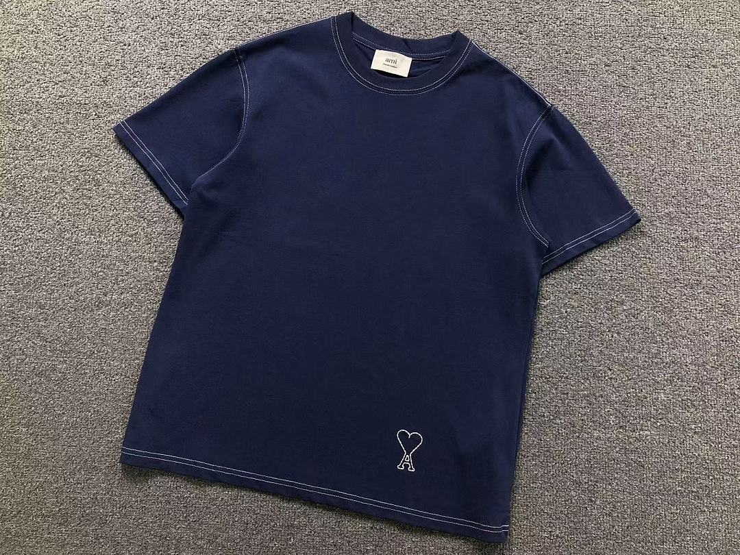 AMI 98 AMI T-SHIRT 3205180817 (Im 170Cm 65Kg I Wear Size S In The Phot) - Image 9