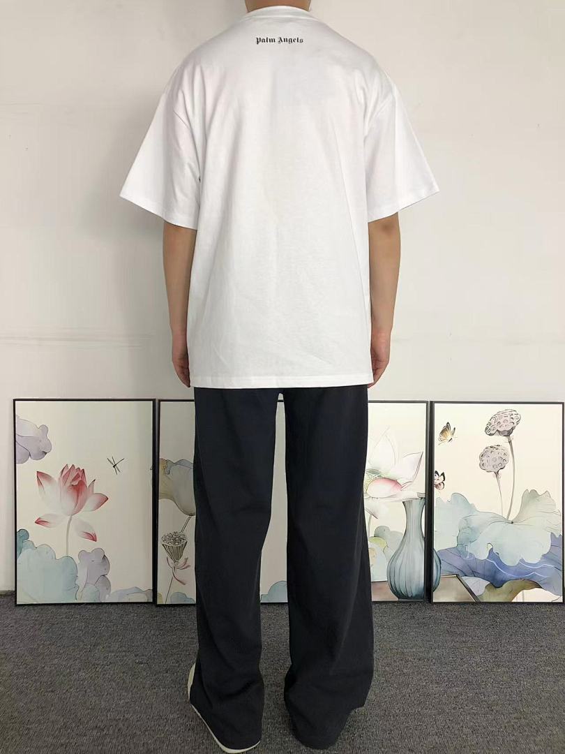 Palm Angels 78 PALM ANGELS T-SHIRT 41060945121 (Im 170Cm 60Kg I Wear Size M In The Phot) - Image 4