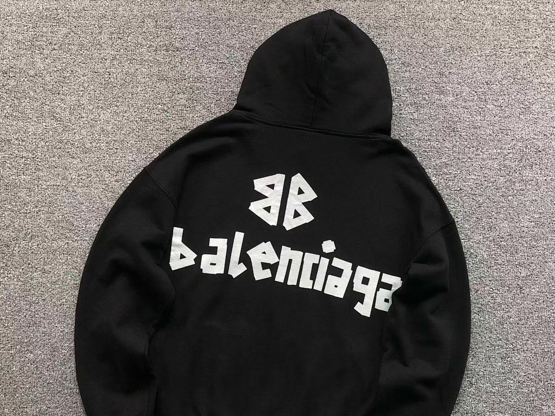 Balenciaga 225 B⭐L⭐⭐⭐IA⭐A HOODIE 5101185136 (Im 170Cm 60Kg I Wear Size S In The Phot) - Image 15