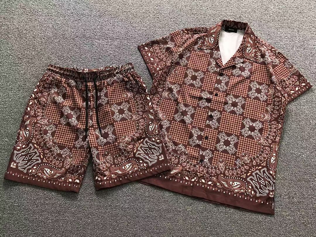 Unbranded SHORTS98 AMIRI SHIRT SHORTS 2208141439 (Im 170Cm 60Kg I Wear Size L In The Phot) - Image 6