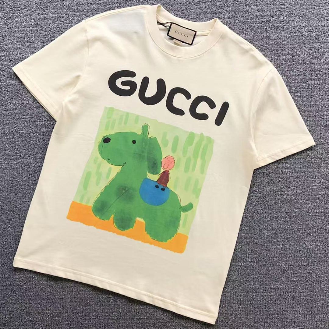 Gucci 85 G⭐C⭐I T-SHIRT 560607101 (Im 170Cm 60Kg I Wear Size S In The Phot)