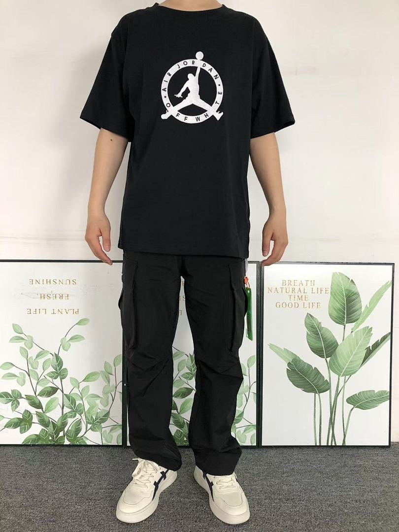 Air Jordan 108 OFF-WHITE A⭐R J⭐R⭐AN T-SHIRT 503033019 (Im 170Cm 55Kg I Wear Size S In The Phot) - Image 3