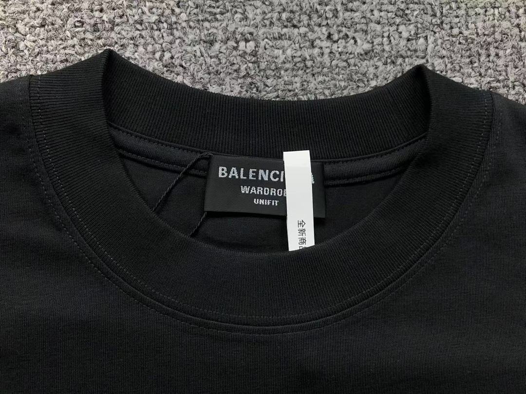 Balenciaga 125 B⭐L⭐⭐⭐IA⭐A T-SHI0RT 503161377 (Im 170Cm 60Kg I Wear Size S In The Phot) - Image 21