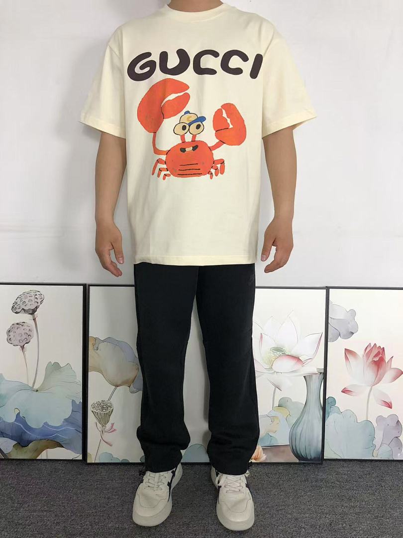 Gucci 85 G⭐C⭐I T-SHIRT 5231968101 (Im 170Cm 60Kg I Wear Size S In The Phot) - Image 3