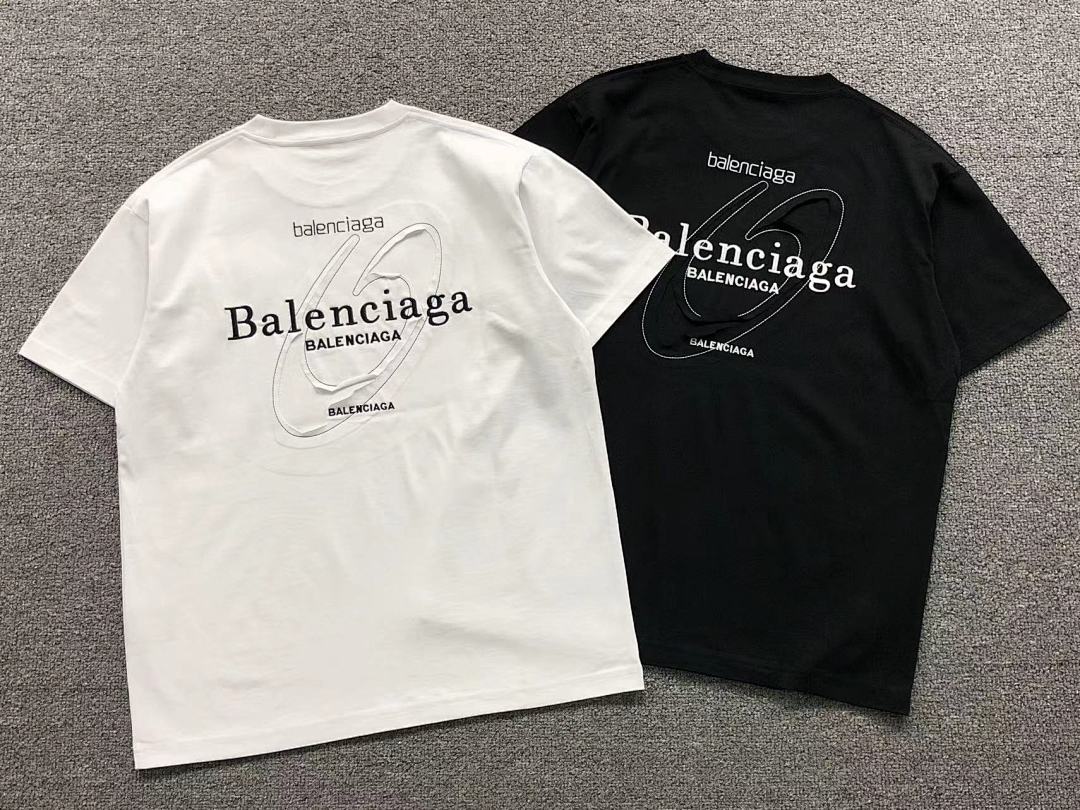 Balenciaga 135 B⭐L⭐⭐⭐IA⭐A T-SHIRT 3203272417 (Im 170Cm 60Kg I Wear Size M In The Phot) - Image 5