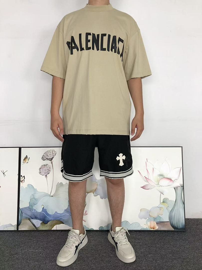Balenciaga 128 B⭐L⭐⭐⭐IA⭐A T-SHIRT 3108082121 (Im 170Cm 60Kg I Wear Size S In The Phot) - Image 3