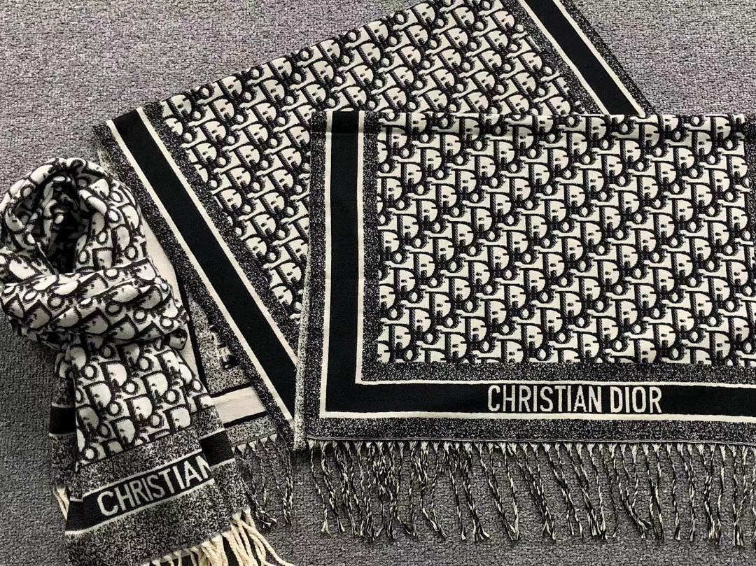 Dior 98 D⭐O⭐ SCARF 521904102 (Long 182CM* Wide 63CM*) - Image 3