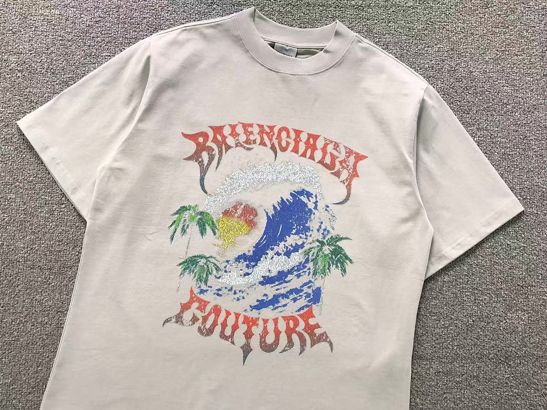 Balenciaga 128 B⭐L⭐⭐⭐IA⭐A T-SHIRT 42060511163 (Im 170Cm 60Kg I Wear Size XS In The Phot) - Image 14