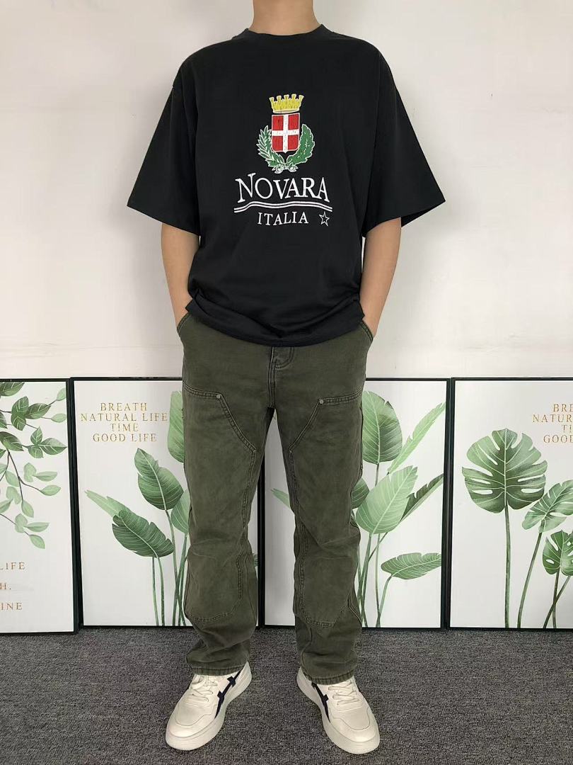 Balenciaga 115 B⭐L⭐⭐⭐IA⭐A T-SHIRT 1102111352 (Im 170Cm 57Kg I Wear Size XS In The Phot) - Image 3
