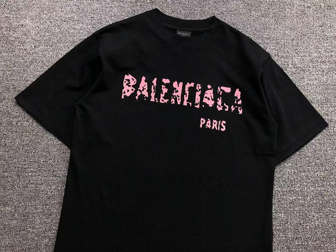 Balenciaga 95 B⭐L⭐⭐⭐IA⭐A T-SHIRT 502171381 (Im 170Cm 57Kg I Wear Size 1 In The Phot) - Image 9