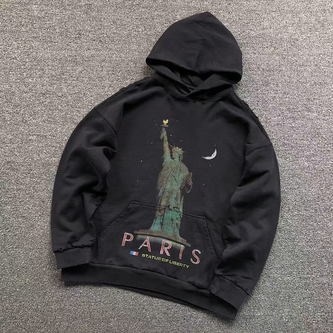 Balenciaga 275 B⭐L⭐⭐⭐IA⭐A HOODIE 4122725163 (Im 170Cm 60Kg I Wear Size XS In The Phot)