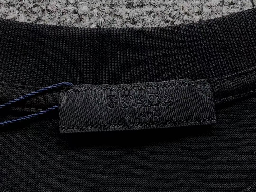 Prada 138 P⭐A⭐A T-SHIRT 22032010001 (Im 170Cm 60Kg I Wear Size S In The Phot) - Image 16