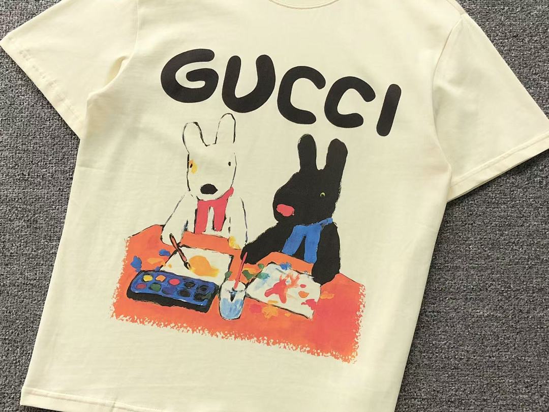 Gucci 85 G⭐C⭐I T-SHIRT 560604101 (Im 170Cm 60Kg I Wear Size S In The Phot) - Image 7