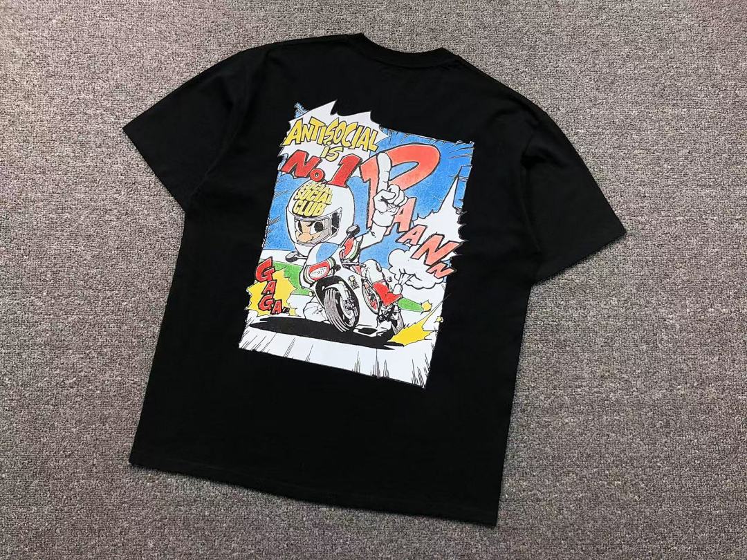 Christian Louboutin 85 ANTI SOCIAL CLUB T-SHIRT - Image 9