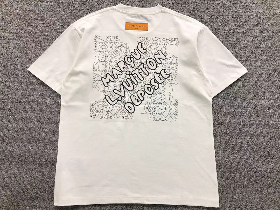 Louis Vuitton 115 L⭐ T-SHIRT 520121220 (Im 170Cm 60Kg I Wear Size M In The Phot) - Image 7