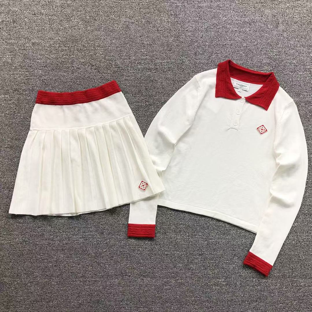 Casablanca 288 CASABLANCA SHORT SKIRT SWEATER FEMAIE