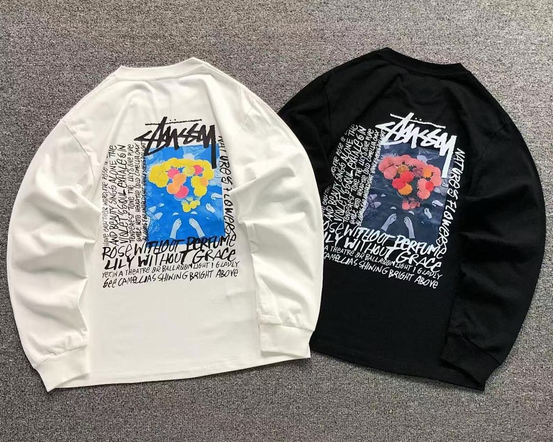 Stussy 158 STUSSY LONG SLEEVED 22041330001 (Im 170Cm 60Kg I Wear Size M In The Phot) - Image 6