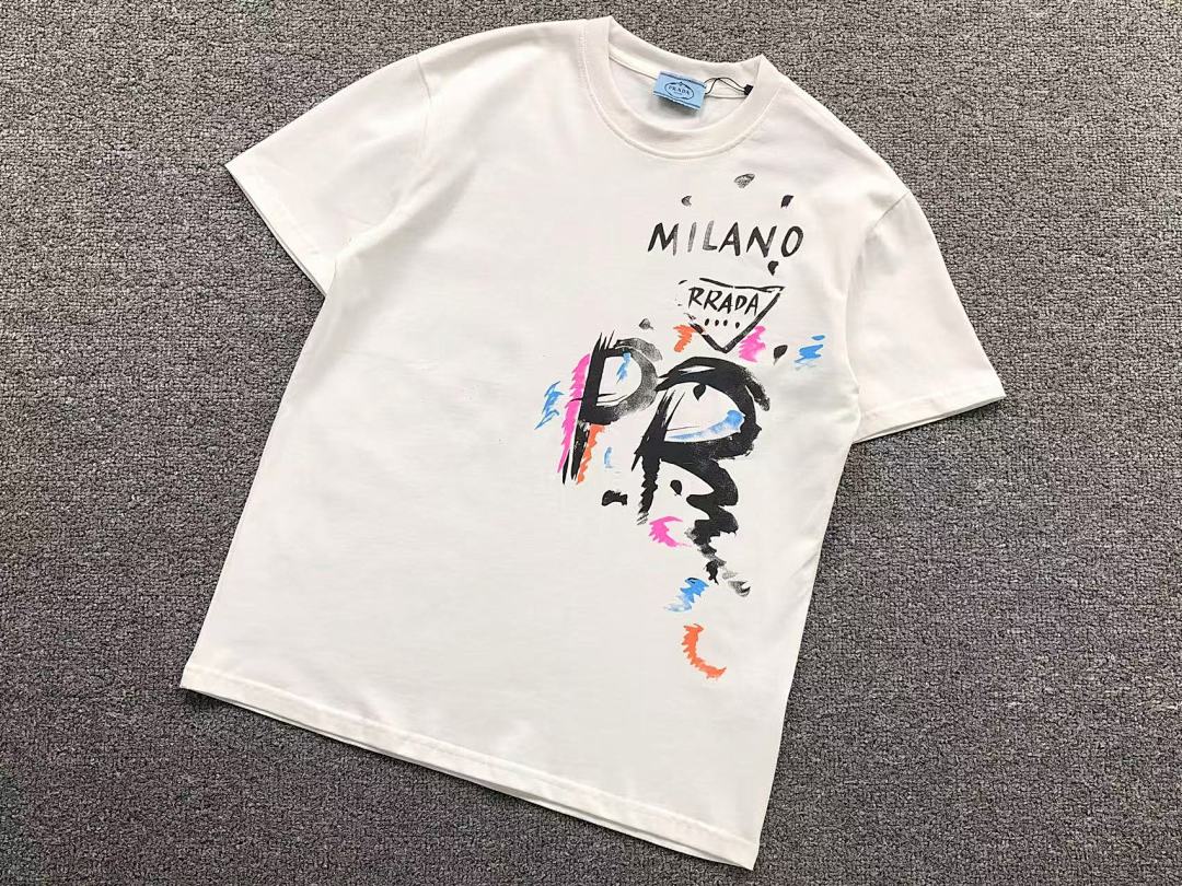 Prada 85 P⭐A⭐A T-SHIRT 1104172632 (Im 170Cm 60Kg I Wear Size M In The Phot) - Image 7