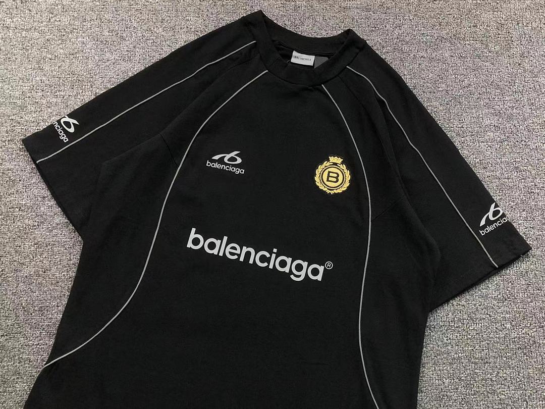 Balenciaga 165 B⭐L⭐⭐⭐IA⭐A T-SHIRT 42082101163 (Im 170Cm 60Kg I Wear Size S In The Phot) - Image 7