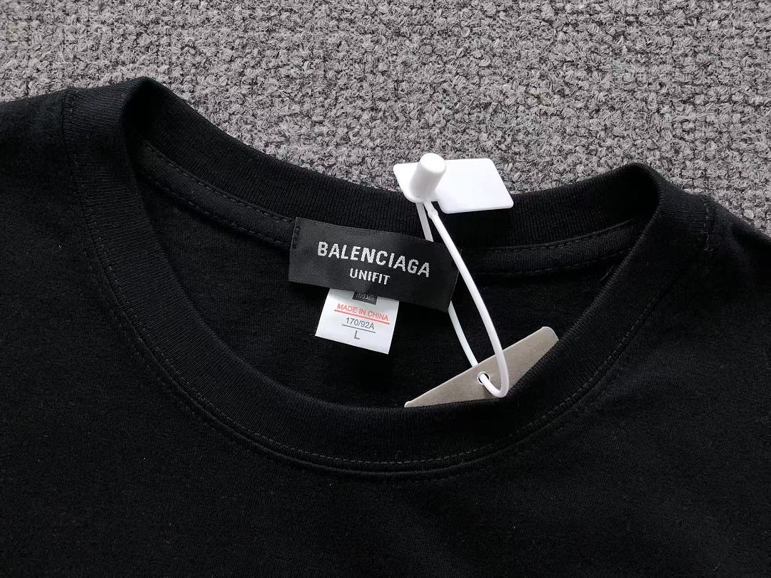 Balenciaga 115 B⭐L⭐⭐⭐IA⭐A T-SHIRT 22051318172 (Im 170Cm 60Kg I Wear Size L In The Phot) - Image 15