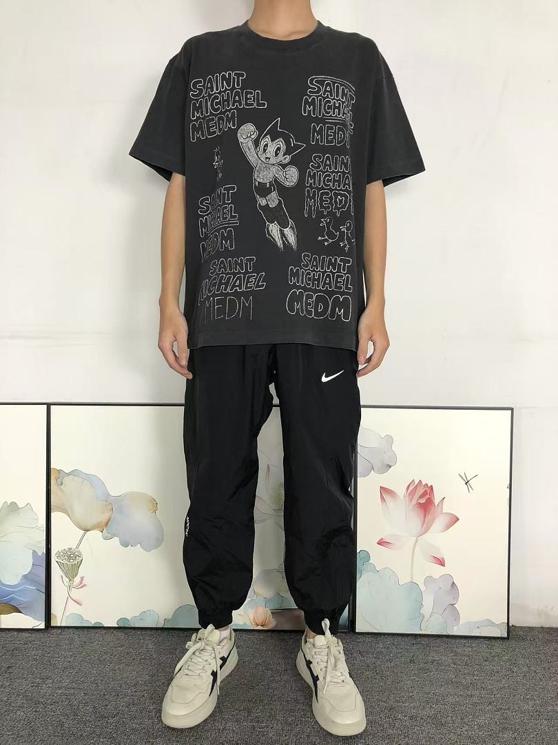 Chanel 98 SAINT MICHAEL T-SHIRT 42081406155 (Im 170Cm 60Kg I Wear Size S In The Phot) - Image 3