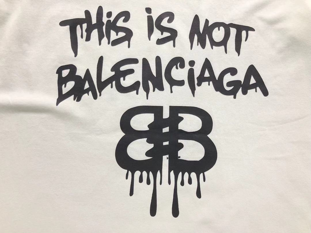 Balenciaga 115 B⭐L⭐⭐⭐IA⭐A T-SHIRT 22051324172 (Im 170Cm 60Kg I Wear Size L In The Phot) - Image 10