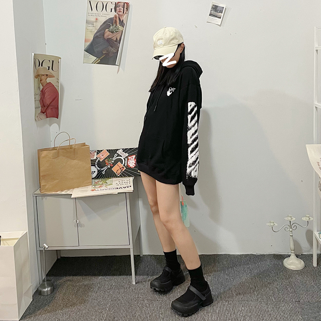 Off-White 109 OFF-WHITE (WHITE HOODIE) - Image 18