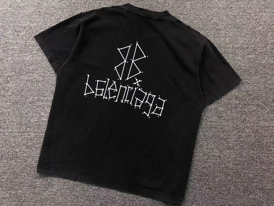 Balenciaga 128 B⭐L⭐⭐⭐IA⭐A T-SHIRT 213041321 (Im 170Cm 55Kg I Wear Size L In The Phot) - Image 8