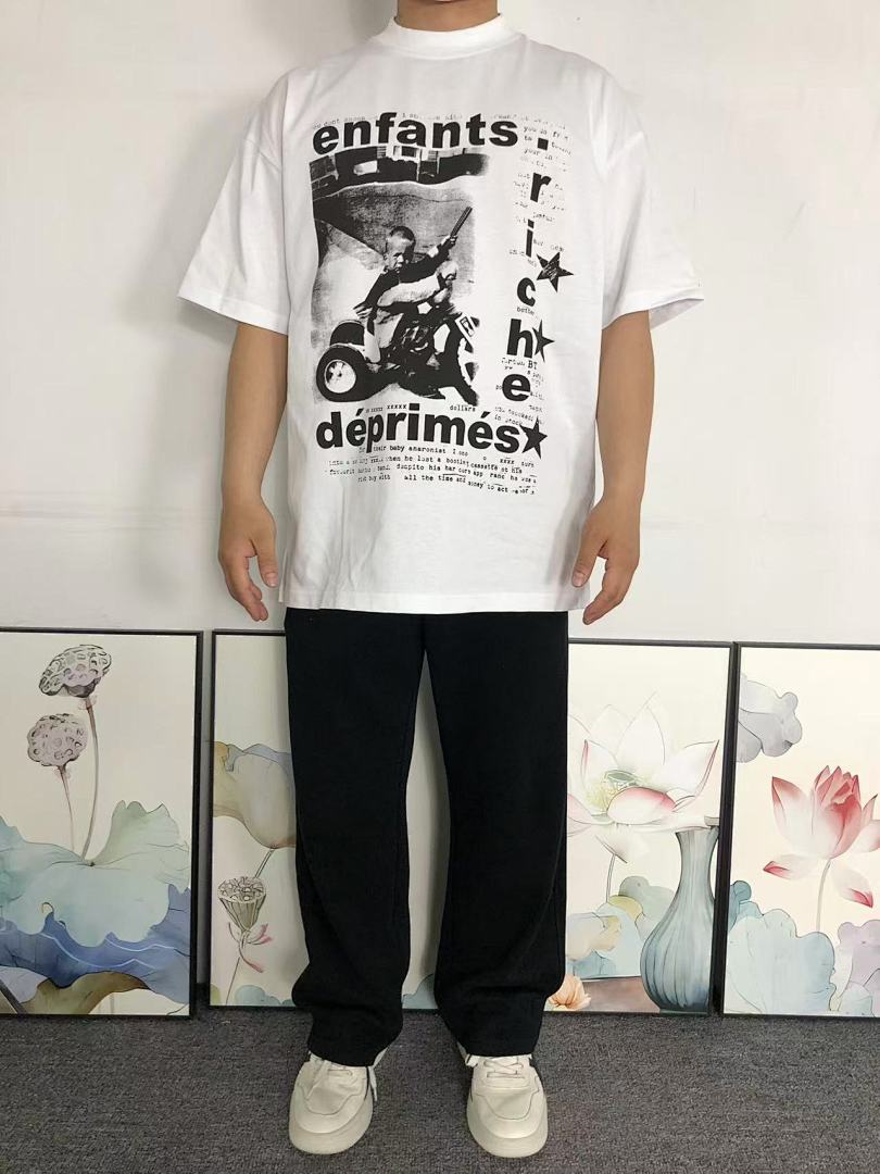 Chanel 88 ENFANTS RICHES DEPRIMES T-SHIRT 5232106162 (Im 170Cm 60Kg I Wear Size M In The Phot) - Image 3