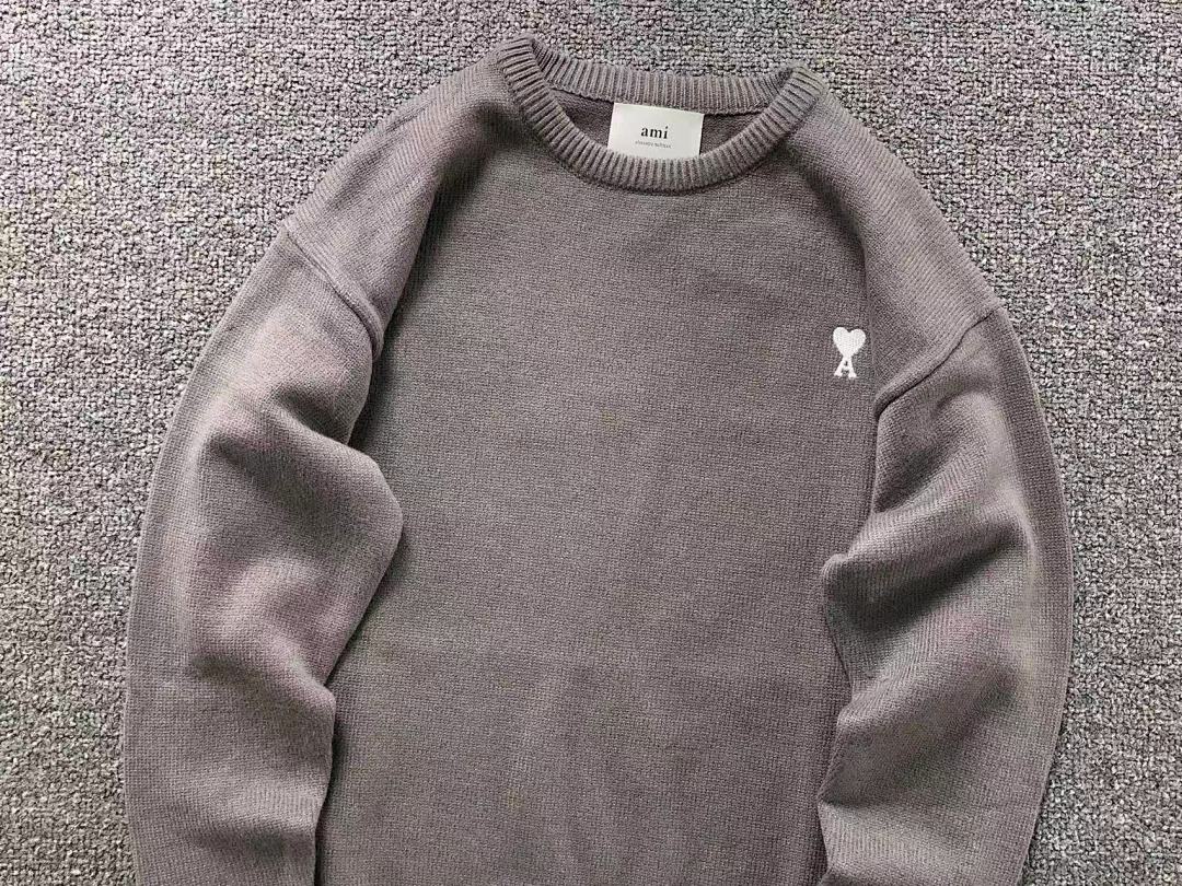 AMI 115 AMI SWEATER 510180688 (Im 170Cm 60Kg I Wear Size S In The Phot) - Image 9