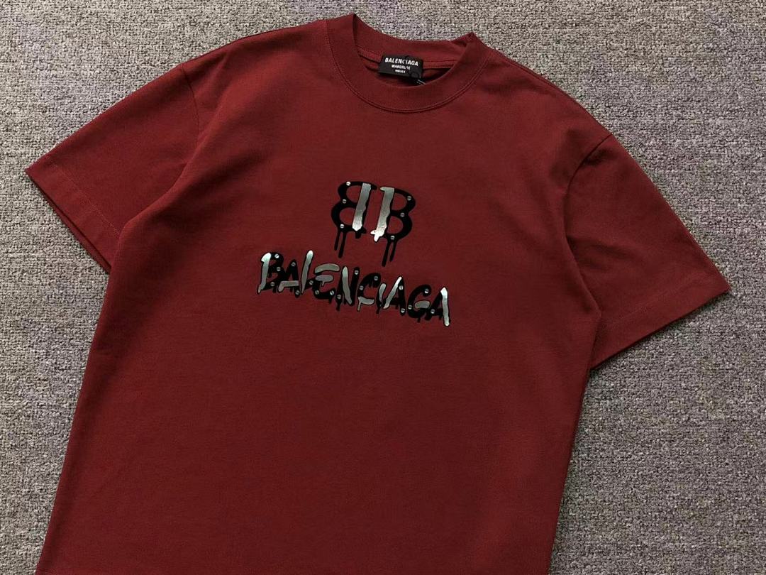 Balenciaga 118 B⭐L⭐⭐⭐IA⭐A T-SHIRT 5211001147 (Im 170Cm 60Kg I Wear Size M In The Phot) - Image 11