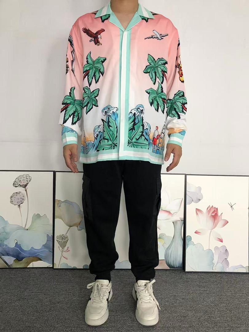 Casablanca 118 CASABLANCA SHIRT 1110075339 (Im 170Cm 60Kg I Wear Size L In The Phot) - Image 3