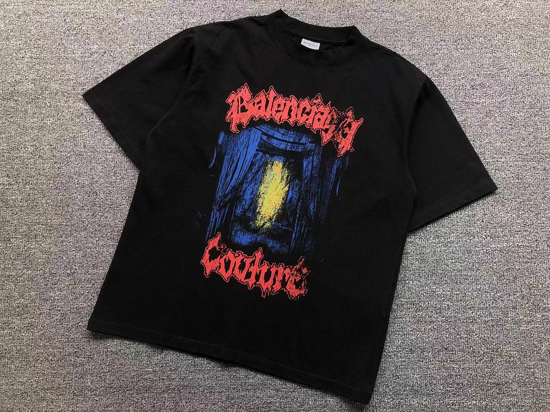 Balenciaga 128 B⭐L⭐⭐⭐IA⭐A T-SHIRT 42042405163 (Im 170Cm 60Kg I Wear Size XS In The Phot) - Image 6