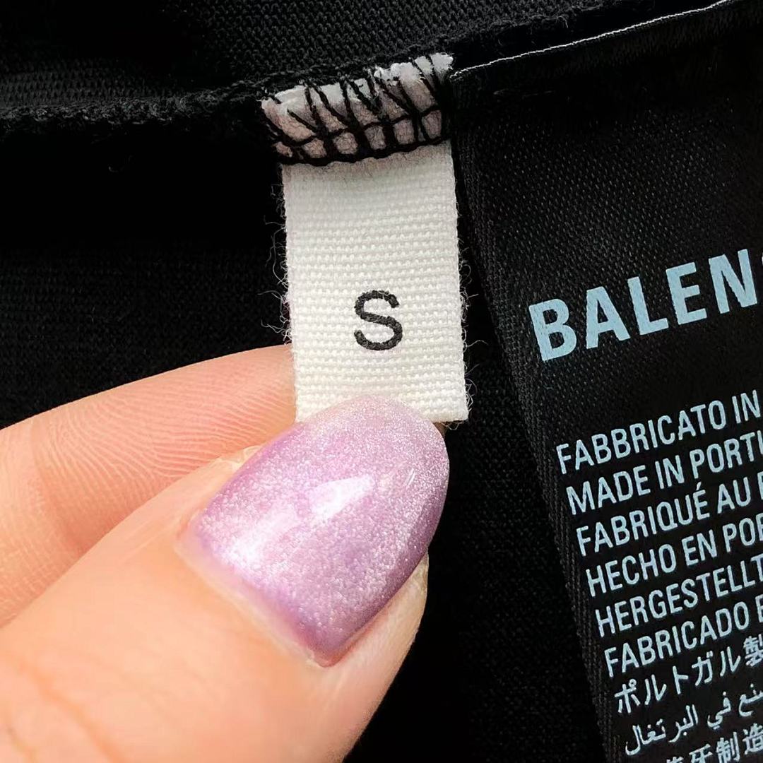 Balenciaga 125 B⭐L⭐⭐⭐IA⭐A T-SHI0RT 503161377 (Im 170Cm 60Kg I Wear Size S In The Phot) - Image 25