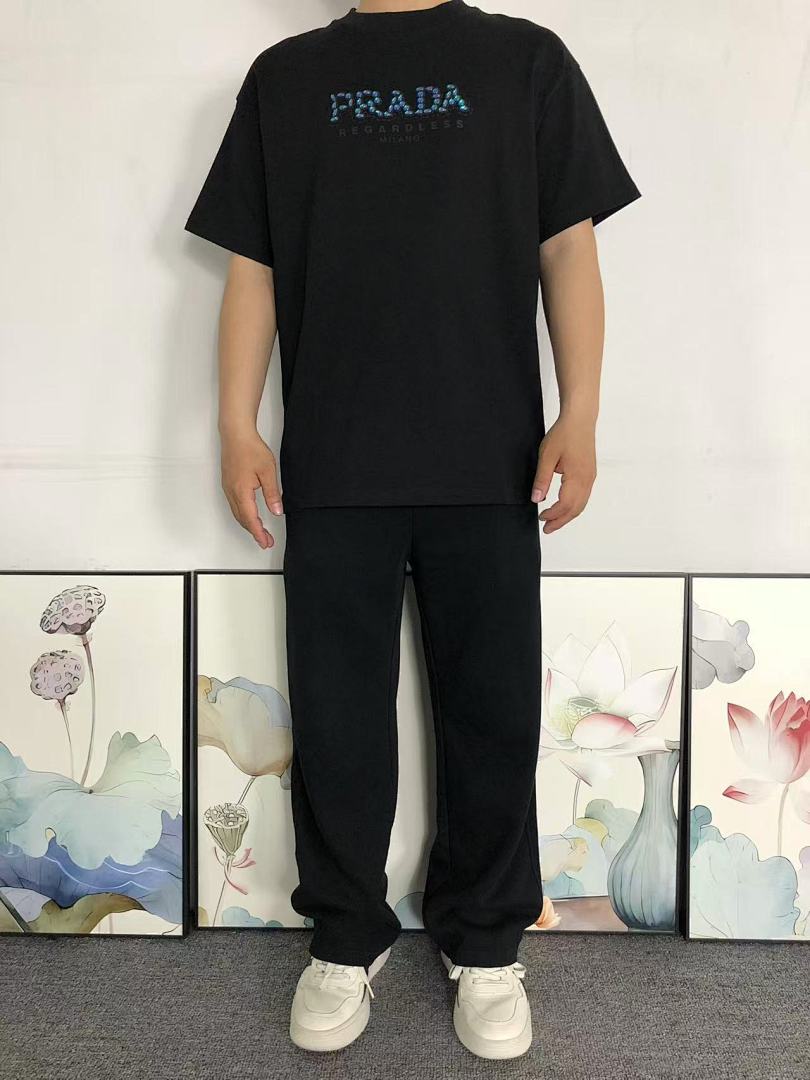 Prada 168 P⭐A⭐A T-SHIRT 22032008001 (Im 170Cm 60Kg I Wear Size S In The Phot) - Image 3