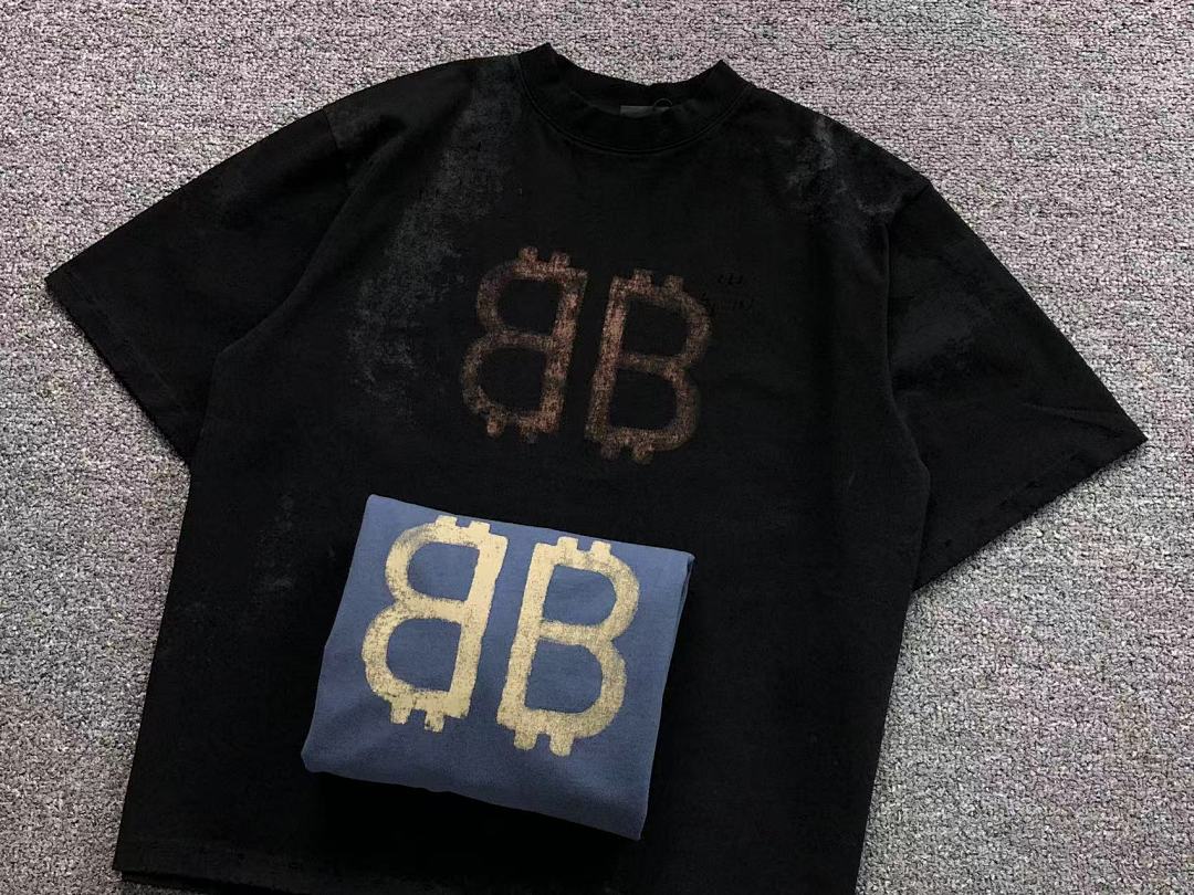 Balenciaga 125 B⭐L⭐⭐⭐IA⭐A T-SHIRT 42032302163 (Im 170Cm 60Kg I Wear Size XS In The Phot) - Image 17