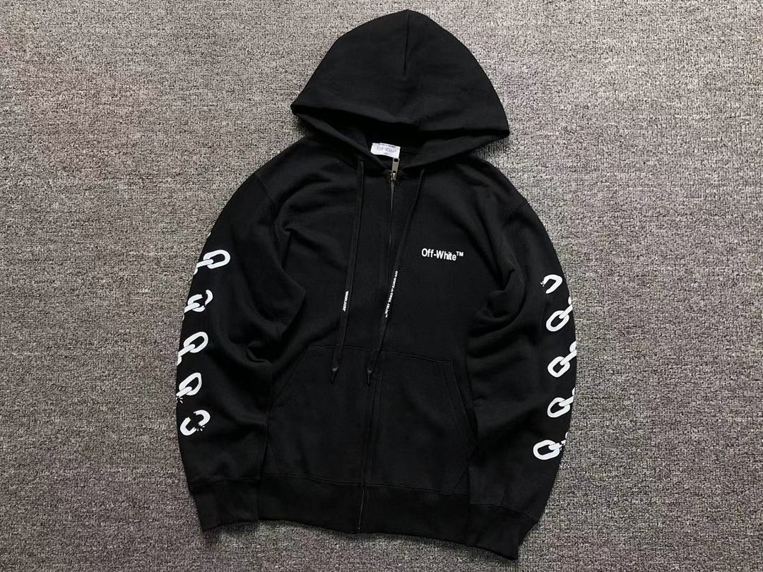 Off-White 208 OFF-WHITE (WHITE HOODIE) - Image 9
