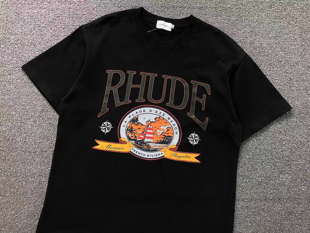 Rhude 95 RHUDE T-SHIRT 3204231121 (Im 170Cm 60Kg I Wear Size M In The Phot) - Image 7