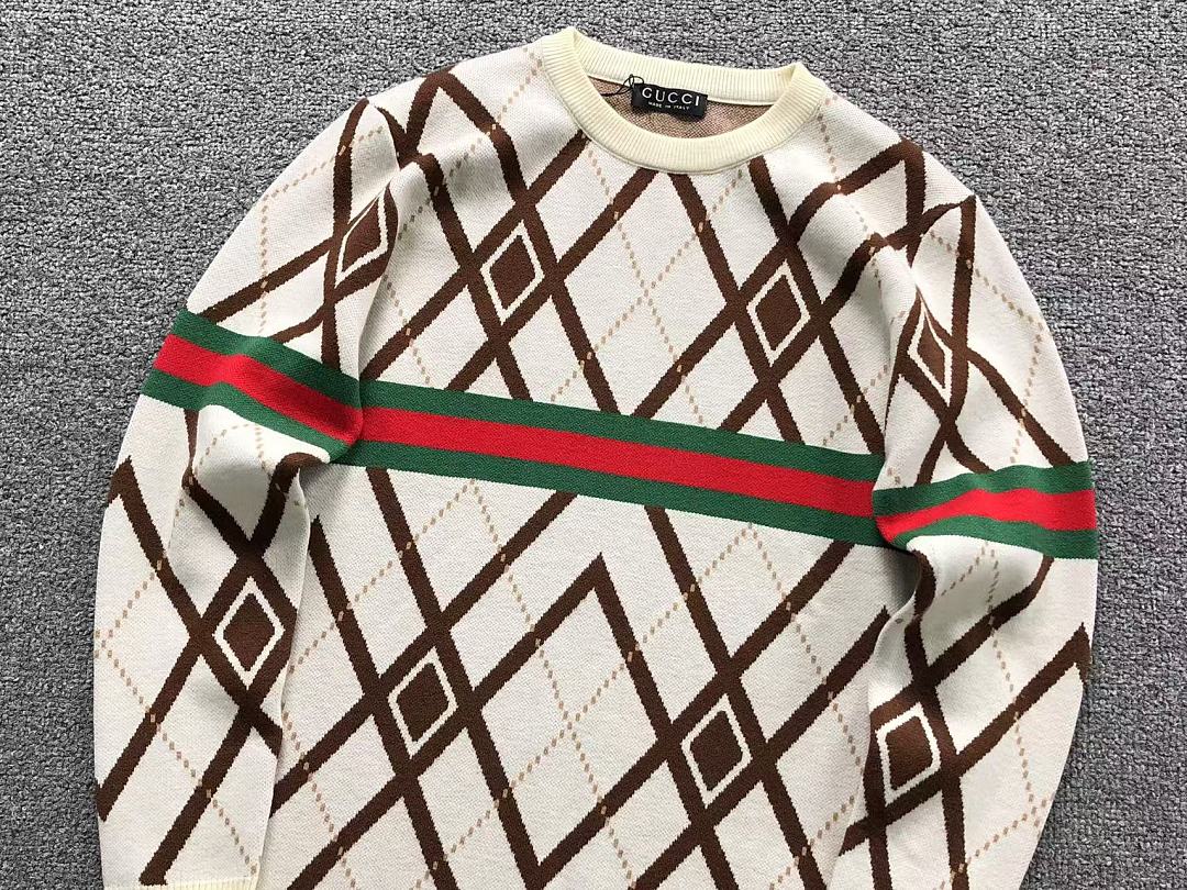Gucci 208 G⭐C⭐I SWEATER 3208112021 (Im 170Cm 60Kg I Wear Size L In The Phot) - Image 8