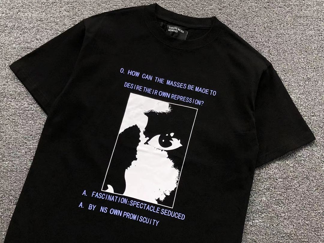 Chanel 85 ENFANTS RICHES DEPRIMES T-SHIRT D3159 (Im 170Cm 60Kg I Wear Size S In The Phot) - Image 12