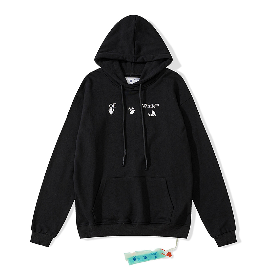 Off-White 119 OFF-WHITE (WHITE HOODIE) - Image 3