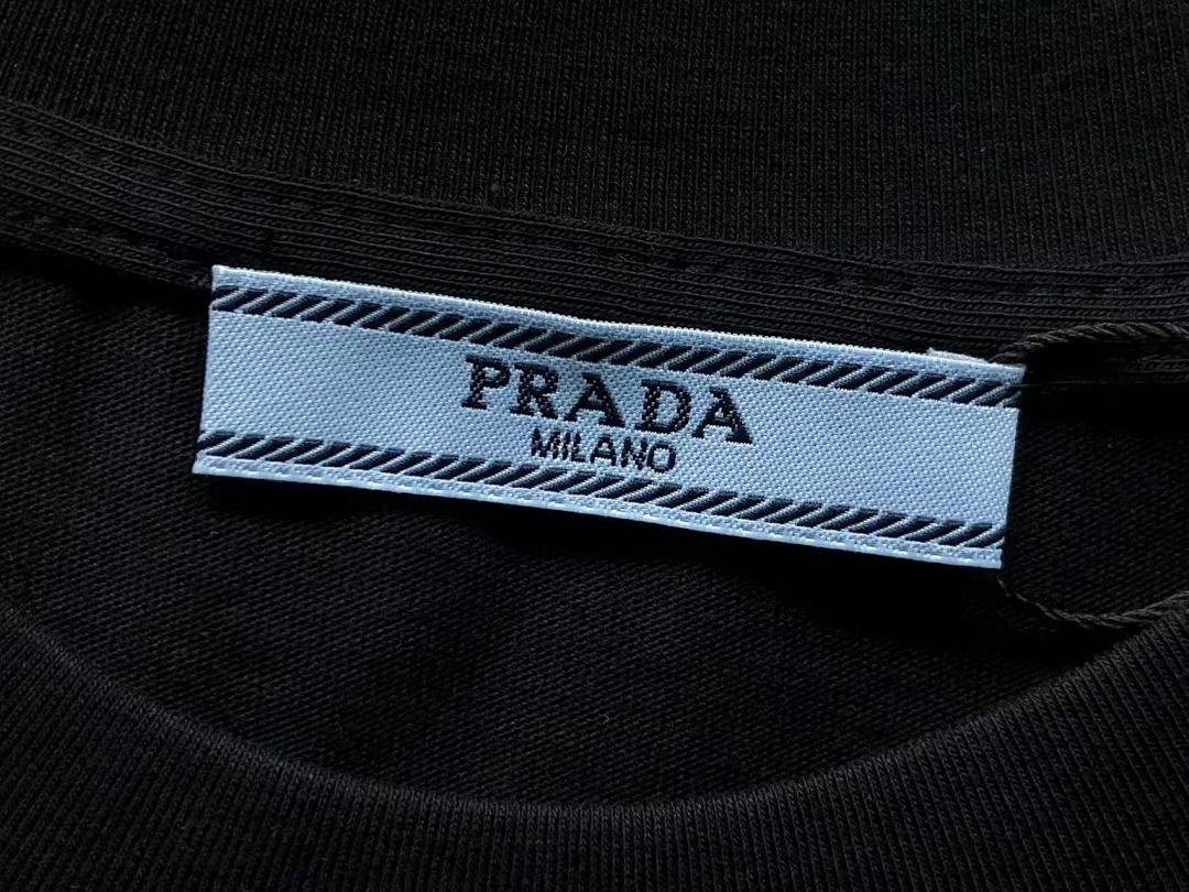 Prada 125 P⭐A⭐A T-SHIRT 211211521 (Im 170Cm 57Kg I Wear Size XS In The Phot) - Image 21