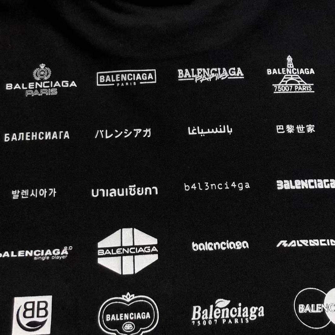Balenciaga 125 B⭐L⭐⭐⭐IA⭐A T-SHIRT 42042406163 (Im 170Cm 60Kg I Wear Size XS In The Phot) - Image 13