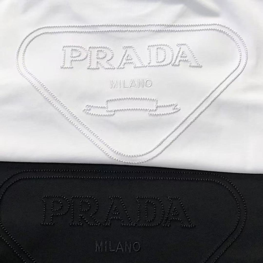 Prada 118 P⭐A⭐A T-SHIRT 11122008137 (Im 170Cm 55Kg I Wear Size M In The Phot) - Image 13