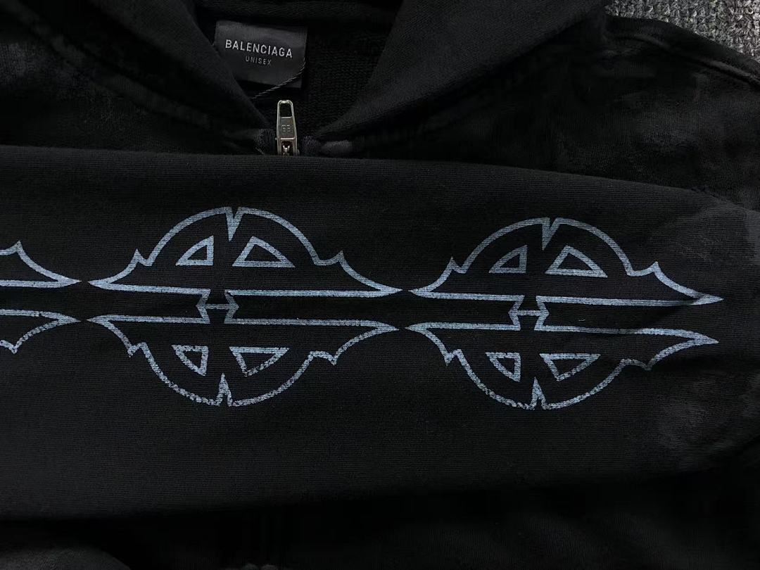 Balenciaga 265 B⭐L⭐⭐⭐IA⭐A HOODIE 4122717163 (Im 170Cm 60Kg I Wear Size XS In The Phot) - Image 13
